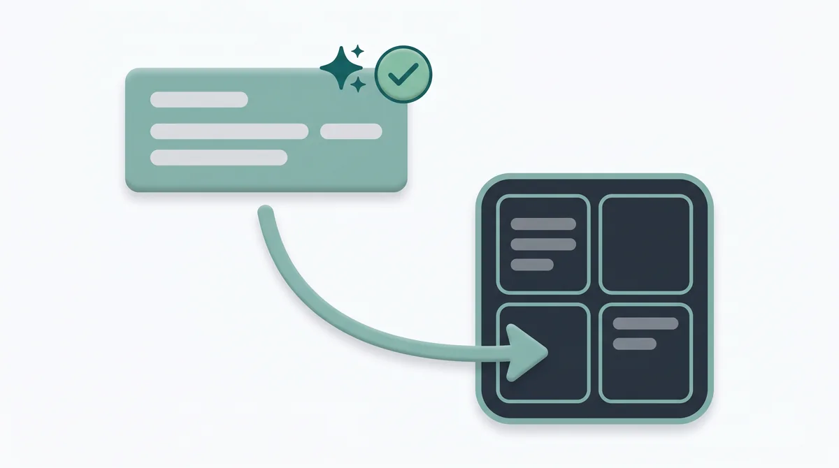 A finished summary flowing back into a Notion workspace